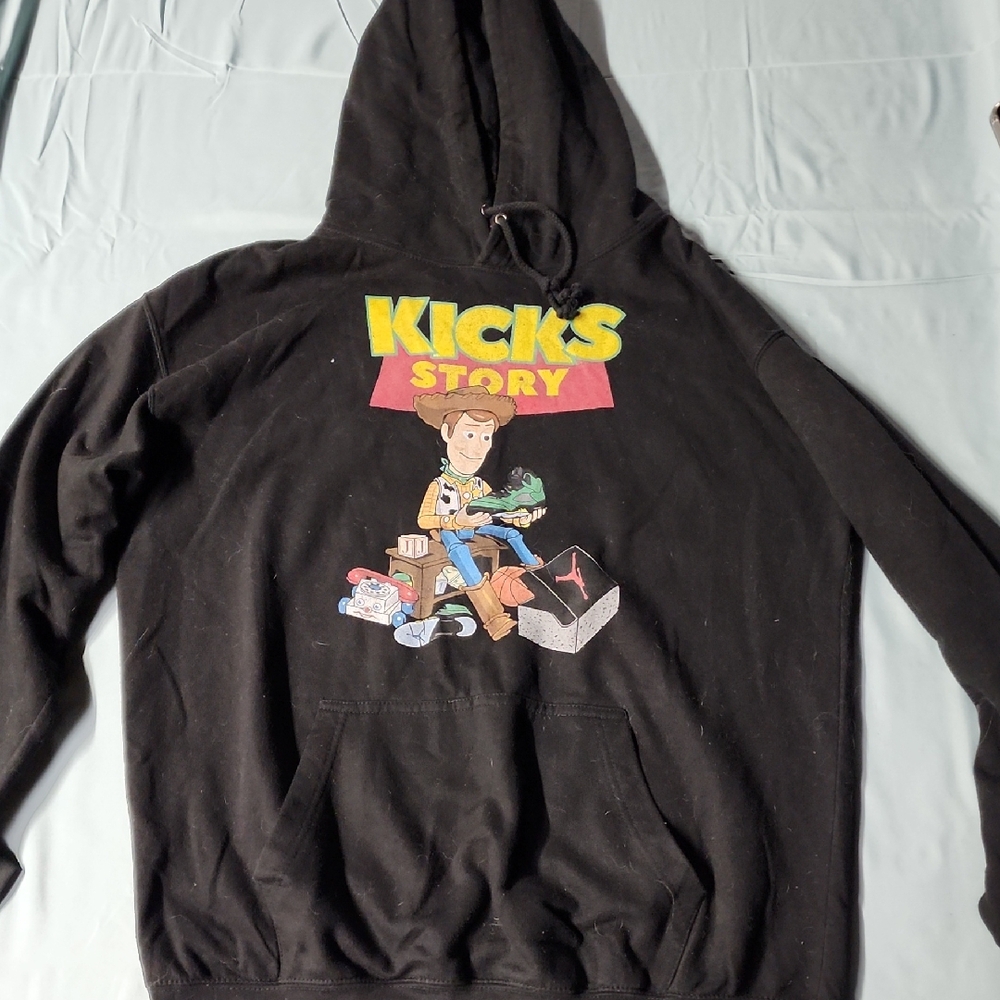 Heritage Black Cotton Hoodie